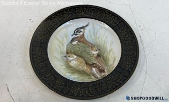 Cordon Bleu Fine China Bird Themed Collector Plate By Jerry 10" Dia