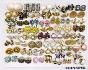 Vintage Costume Jewelry Earring Collection