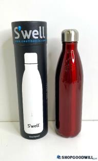 S'well Insulated Stainless Steel 25oz/750mml Red Water Bottle IOB