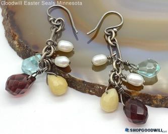 .925 SILPADA Multi-Stone Dangle Earrings