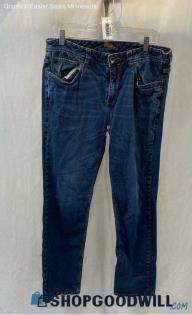 Tommy Bahama Men's Dark Blue Washed Authentic Straight Jeans - Sz 35x34