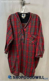 Universal Studios Red/Blue/Green Tartan Cotton nightshirt - Sz OS