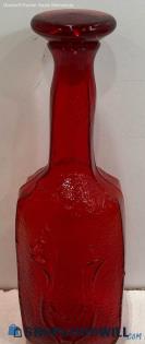 Vintage Red Decanter