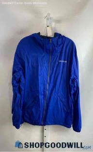 Columbia Men's Blue Rain Jacket - Sz XL