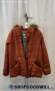 Columbia Women's Pale Maroon Insulated Puffer Jacket - Sz L