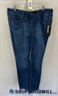 NWT Torrid Women's Blue Skinny Jeans - Sz 14