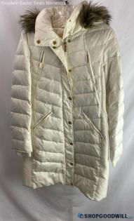 Michael Kors Women's White Parka Jacket - Sz S