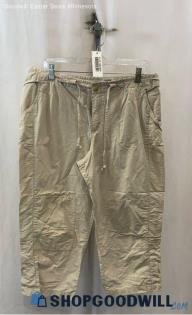 Columbia Women's Tan Reinforced Knee Tech Capris - Sz L