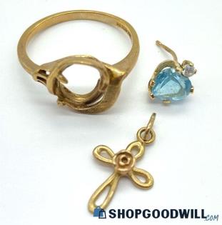 10K Yellow Gold Jewelry Scrap 3.00 grams