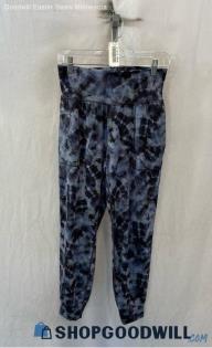 Athleta Women's Blue Speckled Patterned Soft Knit Jogger - Sz S