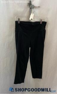 Athleta Women's Black Pull On Capri Leggings - Sz M