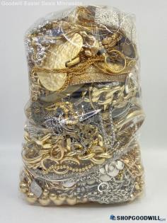 Gold-Tone/Silver-Tone Costume Jewelry 9.2lbs