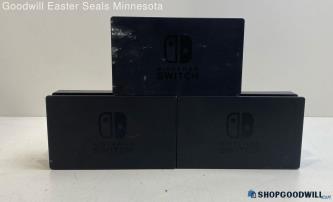 3 Nintendo Switch Dock HAC-007 Accessories LOT