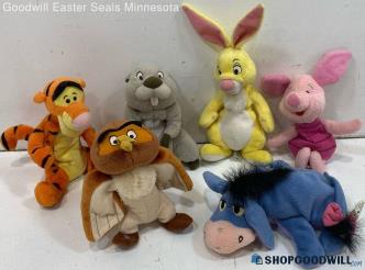 6 Whinny The Pooh 7" Character Plush Tigger/Owl/Piglet/Eeyore/Rabbit & Gopher