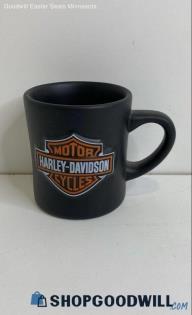 Harley Davidson Matte Black Collectible Coffee Mug Souvenir