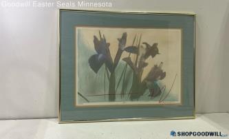 Susan Singleton Matted & Framed Edition of 200k "Iris" Painting Art Print