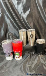 Yeti 5 Mugs w Lids + Yeti Carry Bag