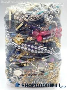 Collection of Costume Jewelry Styles 7.8 lbs