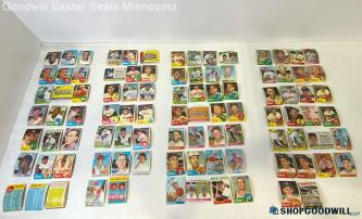 1lb Mixed Baseball Cards Vtg 1960s Topps/Appears-Post-Cereal Twins Yankees+