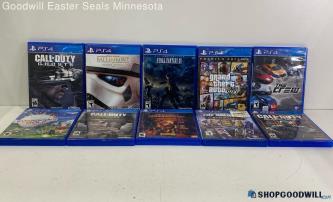 Lot of Sony PlayStation 4 Video Games -Minecrafts, Call of Duty, The Crew+MORE