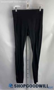 Athleta Women's Black High-Waisted Ankle Long Legging Tights - Sz M