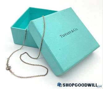 .925 Tiffany/Peretti 16" x 1.24 mm. Necklace Chain 2.46 grams