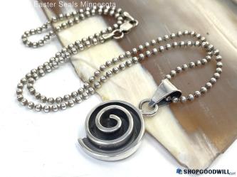 .925 All Fun Swirl Necklace 15.36g