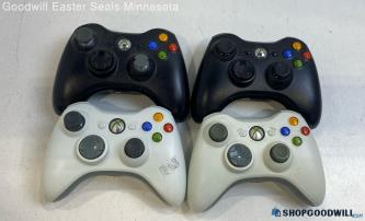 4 Microsoft Xbox 360 Wireless Controllers LOT