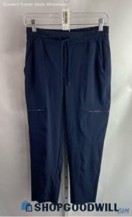 Athleta Women's Navy Slim Tapered Utility Pocket Tech Pants - Sz 2