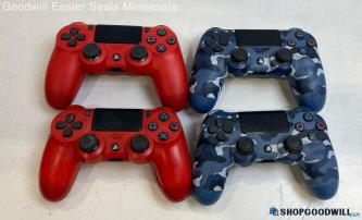 4 Sony PlayStation 4 DualShock 4 Wireless Controller LOT