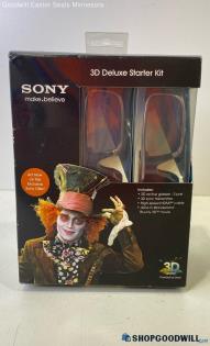 Sony 3D World 3D Deluxe Starter Kit Vtg 2010 NIB w/Alice In Wonderland Bluray