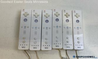 6 Nintendo Wii Plus Remote Controller LOT