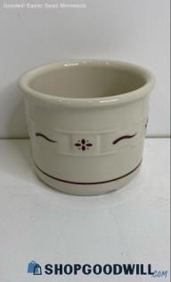 Longaberger Pottery Red Crock Jar