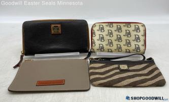 Lot of 4 items including Dooney & Bourke Multicolor Wallet Womens Leather