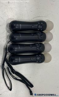 Lot Of 4 Move Motion Controllers For Sony PlayStation 3