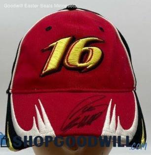 Nascar Chase Authentic Men's 3M 16 Adjustable Cap Red Black Hat - Sz OS