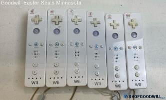 6 Nintendo Wii Plus Remote Controller LOT