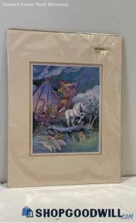 "Believe" Jody Bergsma Signed Matted 12x16" Fairytale Illustr. Print 1784/7500