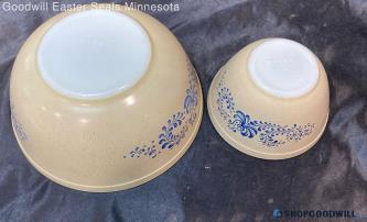 Pyrex Homestand Vintage Glass Mixing Bowls