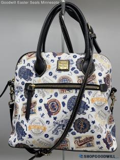 Dooney & Bourke Disney Vacation Club White Satchel Womens Leather Handbag/Purse