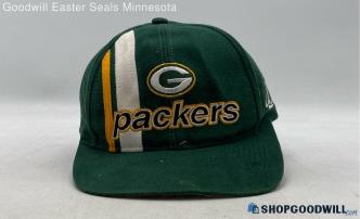 Logo Athletic Green Bay Packers Football Green/Yellow Adjustable Hat - Sz 7 5/8