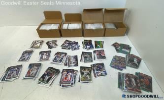 4 Boxes Of Modern Sports Trading Cards With Baseball & Basketball