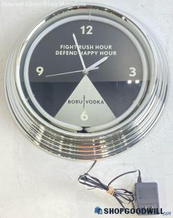 Clock Boru Vodka Fight Rush Hour Defend Happy Hour Powered on With AC Adaptor