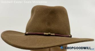 Stetson Men's Wool Felt Cowboy Tan Brown Hat