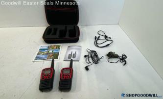 Lot of 6 items including 2 Midland Emergency Two Way Radios