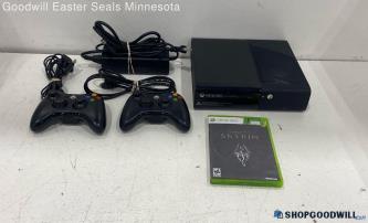 Microsoft Xbox 360 E Console w/Game, Cords & Controllers- Tested