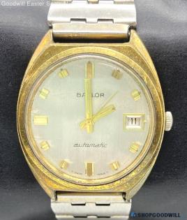 Men's Vintage BAYLOR Automatic Swiss Made Date Watch