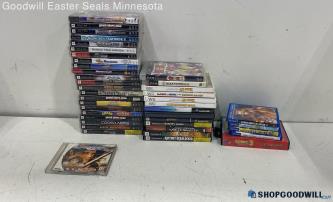 Grab Box Lot Of Empty Game Cases For Sony PSP, Nintendo Wii & More