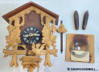 German Antique Wall Cuckoo Clock Not tested