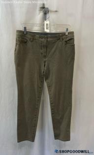 Chico's Women's Taupe High-Rise Ankle Jeans - Sz 10